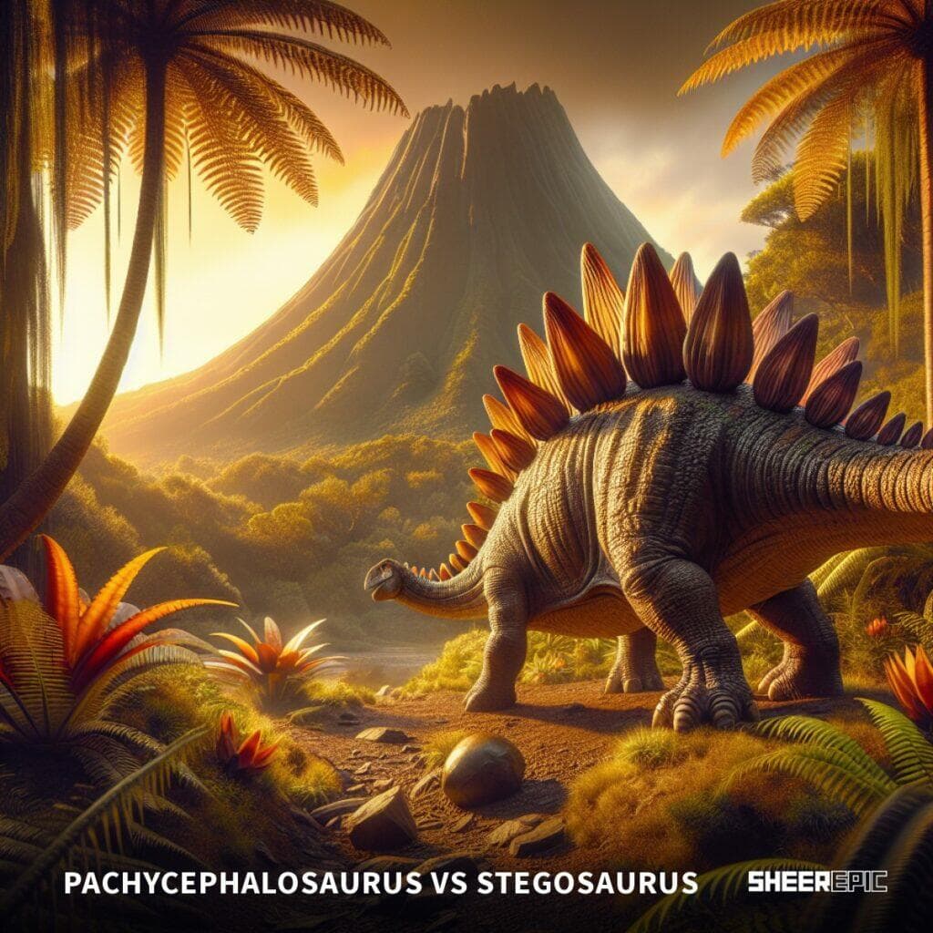 Pachycephalosaurus vs Stegosaurus