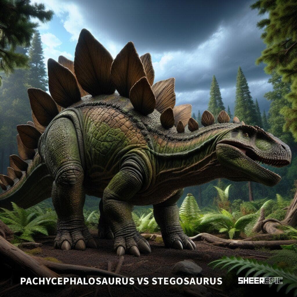 Pachycephalosaurus vs Stegosaurus