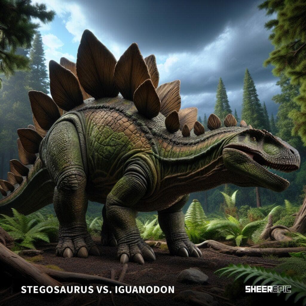 Stegosaurus vs Iguanodon