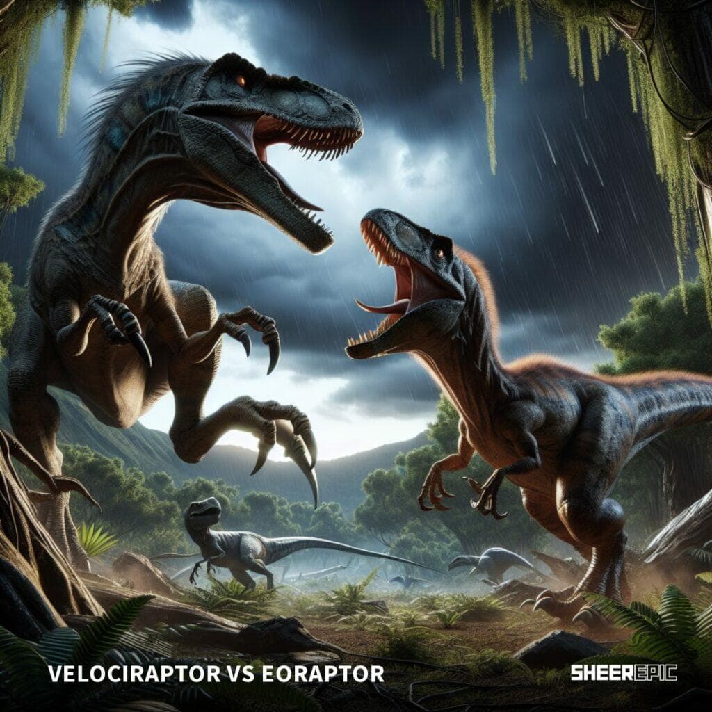 Velociraptor vs Eoraptor