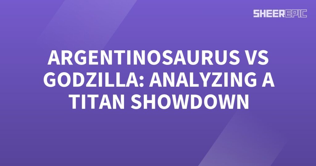 Argentinosaurus vs gorilla analyzing a Titan Showdown.