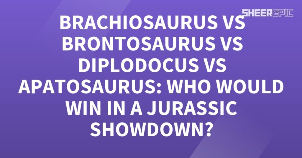 The epic battle between Brachiosaurus and Diplodocusaurus unfolds, determining the ultimate champion in a remarkable show.