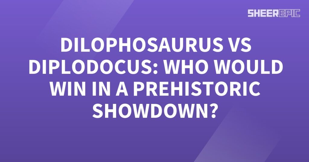 Dilophosaurus vs dilophosaurus, who would win in a prehistoric showdown between two fierce predators?