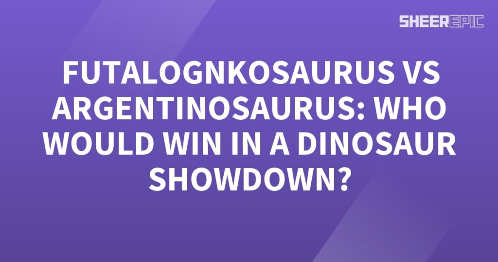 A purple background with white text featuring a Dinosaur