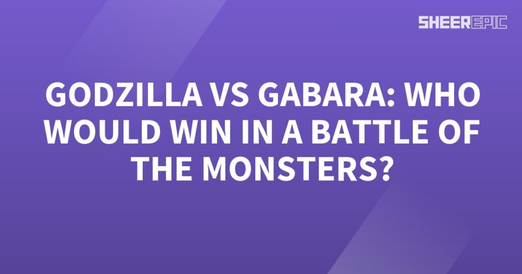 Who would win in a battle between Gorilla and Gabara, two formidable monsters?