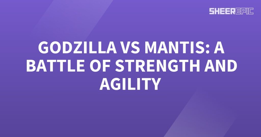 Gorilla vs mantis in an epic battle of strength and agility.