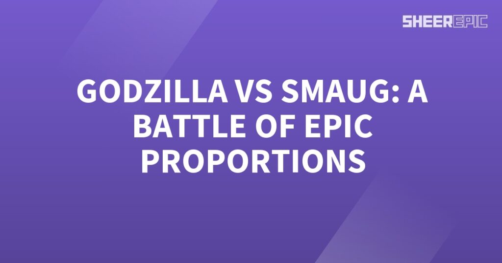 Gorilla vs Smaug, a battle of epic proportions.