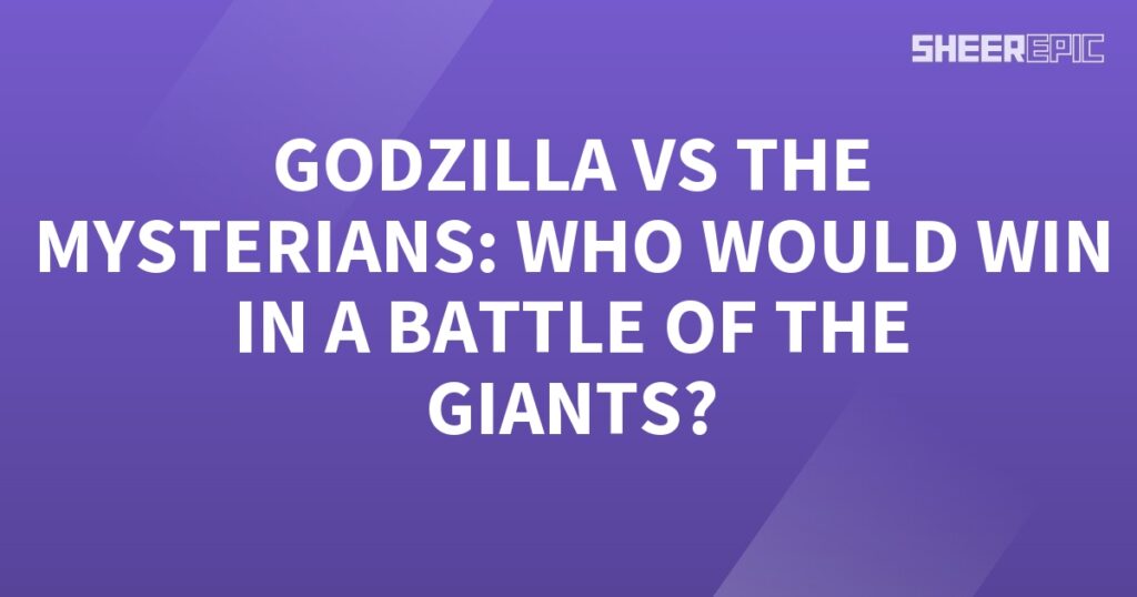 Godzilla battles the Mysterians in an epic showdown of the giants!