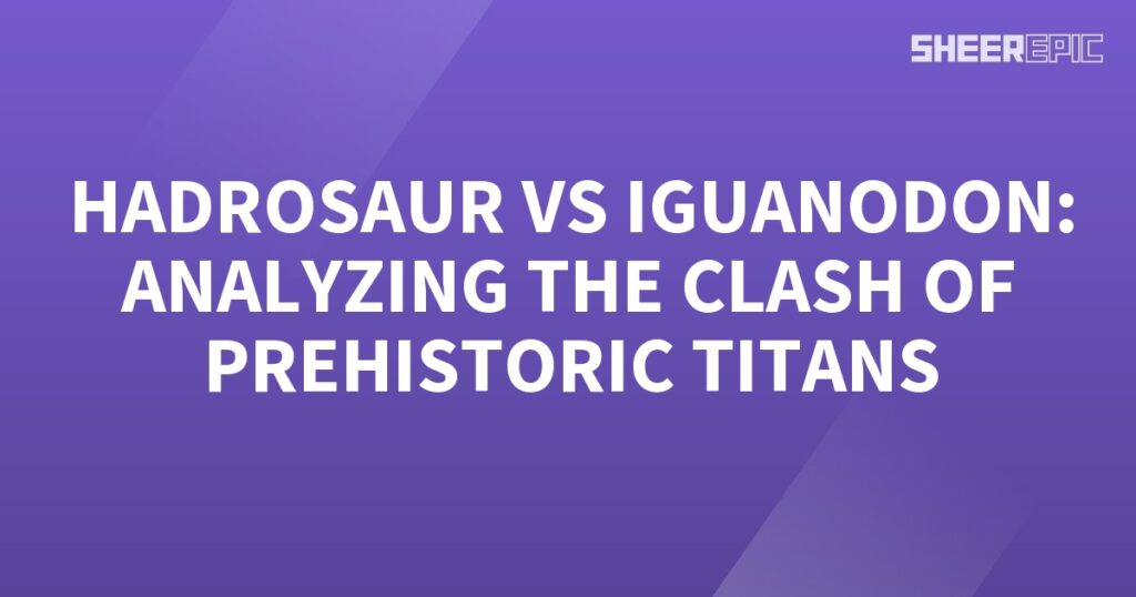 A prehistoric background with a purple color and white text.