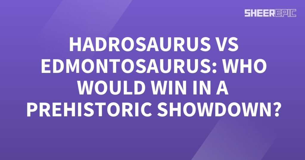 A purple background with white text that showcases the Prehistoric Showdown.