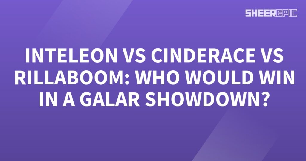 Inteleon vs Cinderace, who would win in a gala showdown?