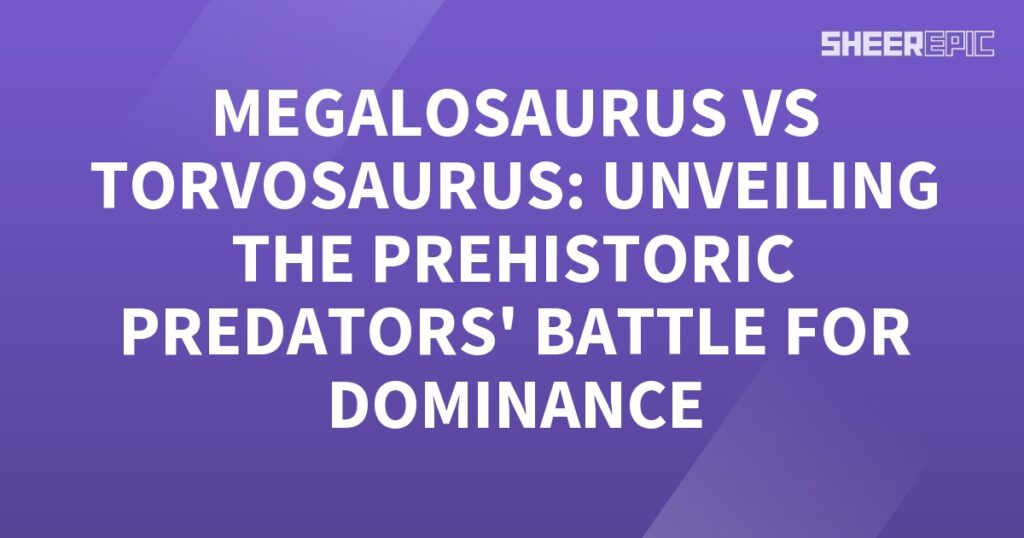 Megasaurus vs torosaurus, the historic battle between two prehistoric predators for dominance.