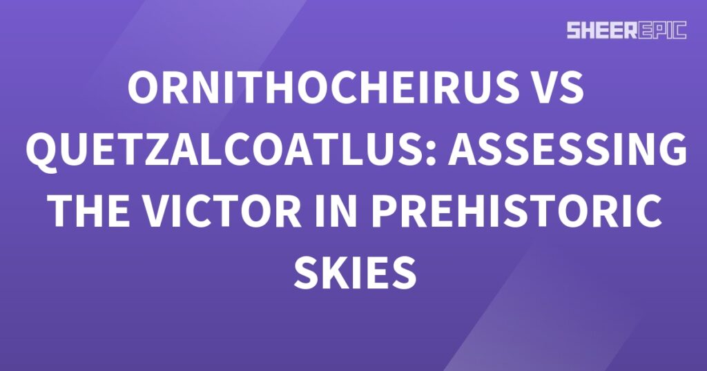 A purple background with white text, imitating the prehistoric skies.