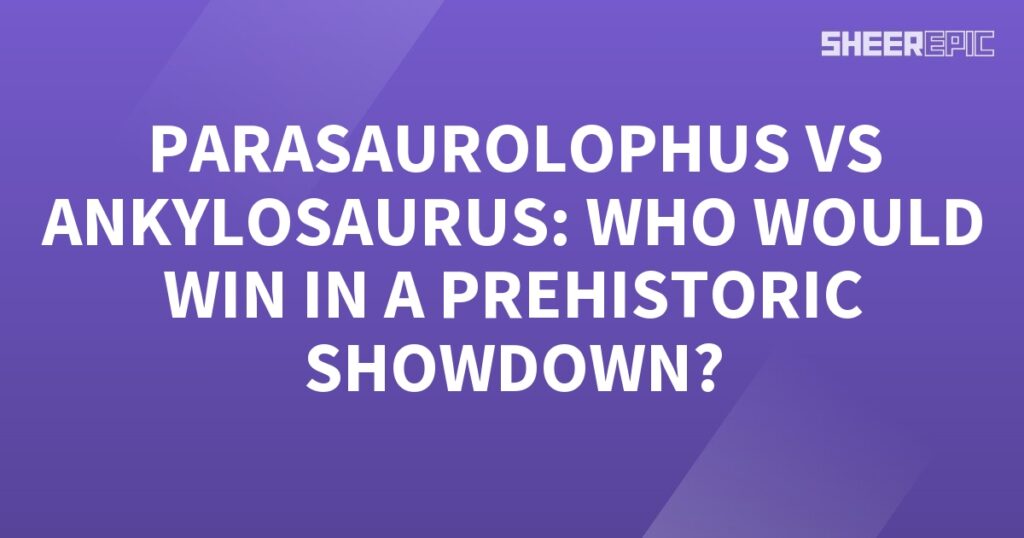 A Prehistoric Showdown theme with a purple background and white text.