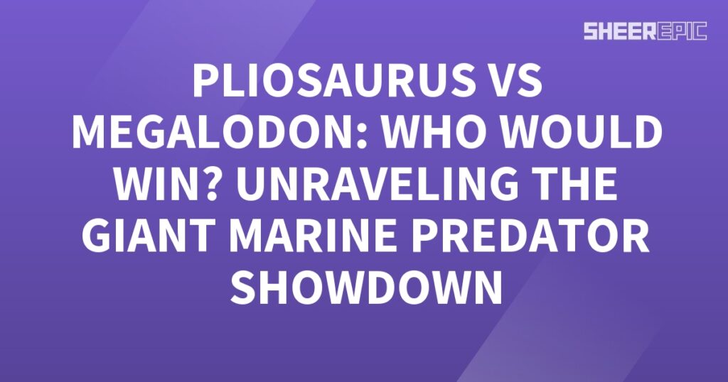 In this epic showdown between two formidable contenders, the Pilosaurus and Megalodon face off to determine the ultimate defending giant marine predator.